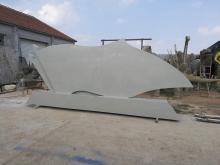 hj3734 鄉(xiāng)村建設(shè)紅旗雕塑_鄉(xiāng)村建設(shè)紅旗雕塑_濱州宏景雕塑有限公司