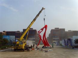 hj1728 不銹鋼雕塑—舞_青島國際服裝城不銹鋼雕塑、石雕、玻璃鋼雕塑_濱州宏景雕塑有限公司