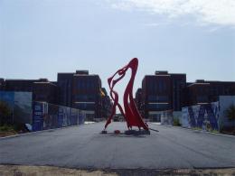 hj1735 不銹鋼雕塑—舞_青島國際服裝城不銹鋼雕塑、石雕、玻璃鋼雕塑_濱州宏景雕塑有限公司