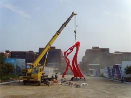 hj1739 不銹鋼雕塑-舞_青島國際服裝城不銹鋼雕塑、石雕、玻璃鋼雕塑_濱州宏景雕塑有限公司